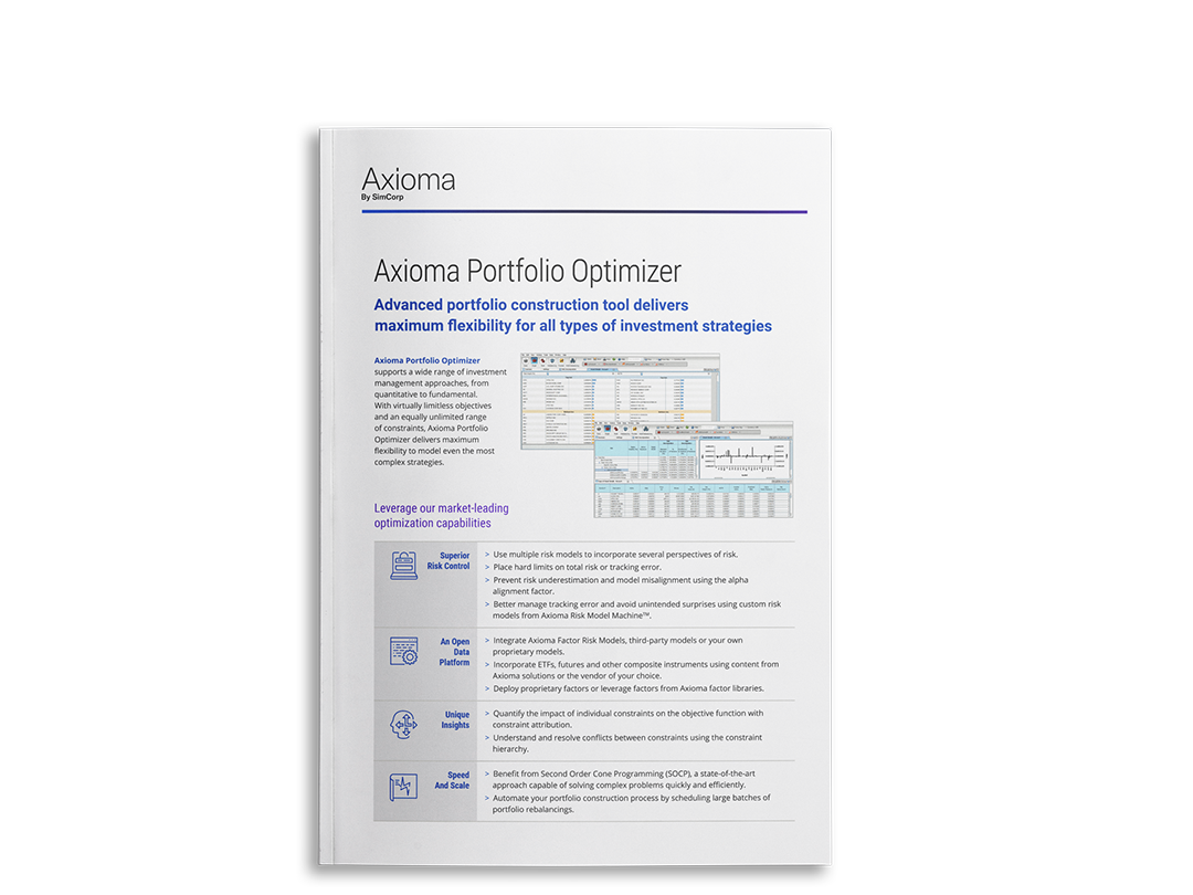 Axioma-Portfolio-Optimizer
